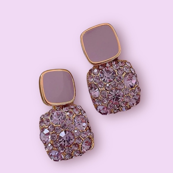 Bundle of Rhinestone Gro Decor Earrings - Picture 2 of 2